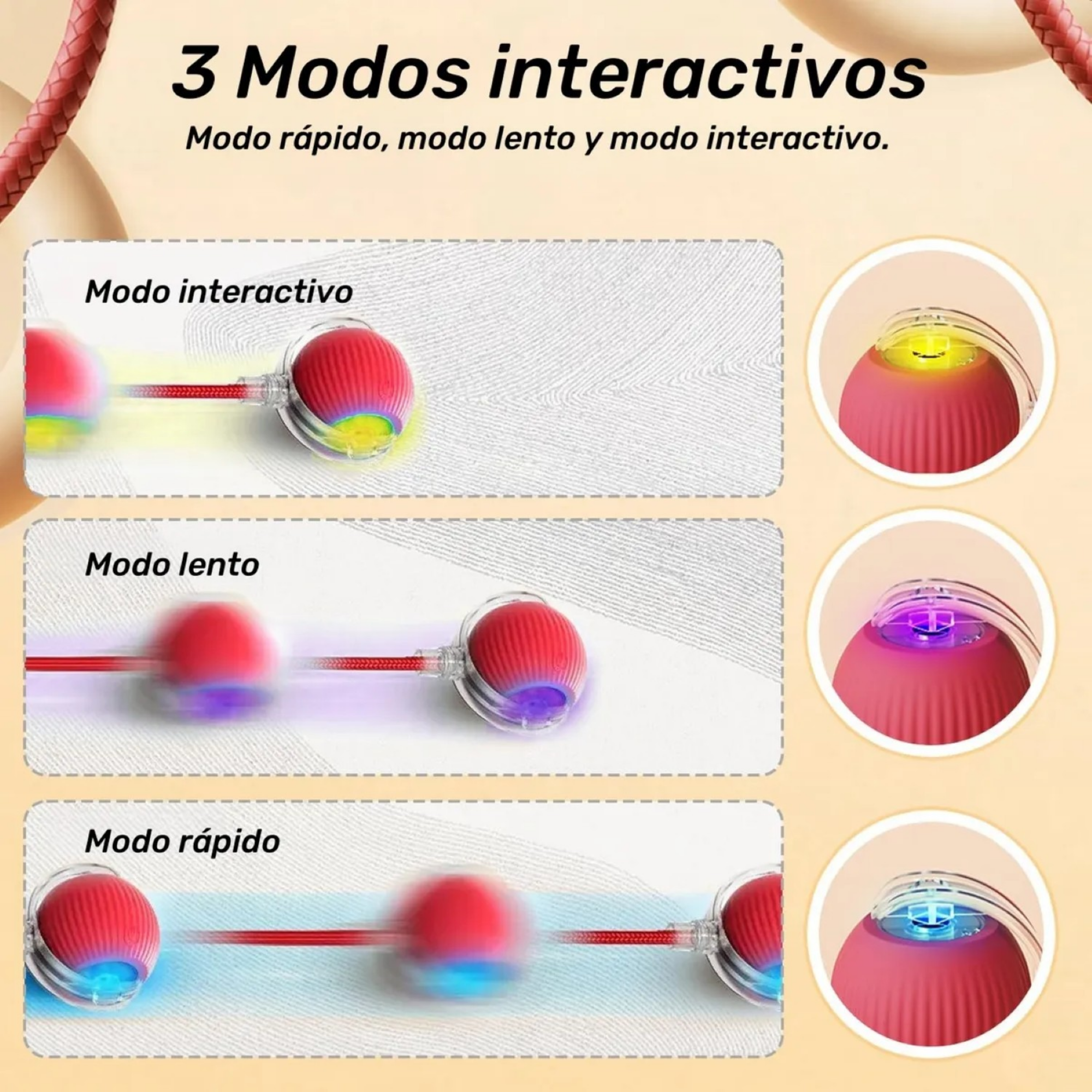 Juguete Pelota Recargable Para Mascota